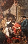 SUBLEYRAS, Pierre St Ambrose Converting Theodosius wt France oil painting artist